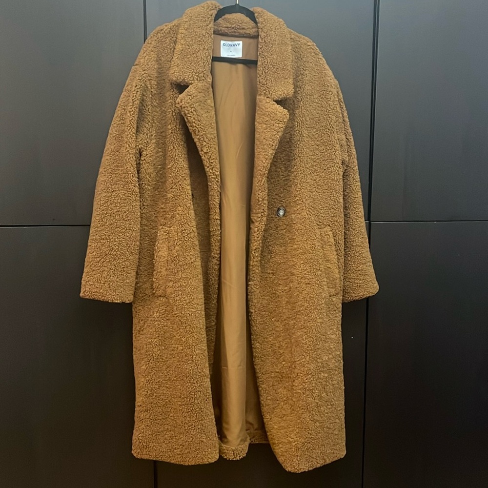 EUC Teddy Bear Long coat